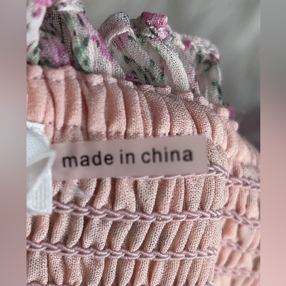 Free the Roses Blush Floral Midi Dress - Picture 9 of 12